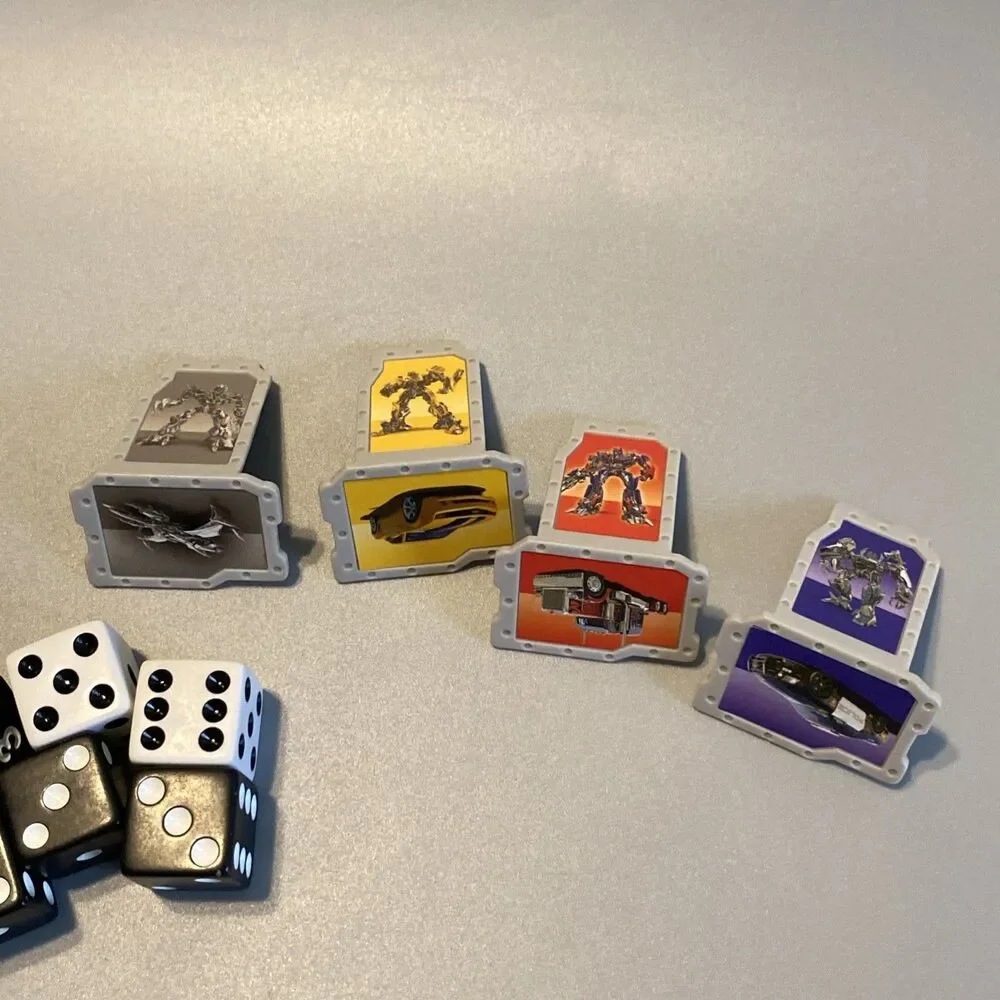 Risk Transformers 2007 Cybertron Battle Edition Game Replacement Dice & Leaders